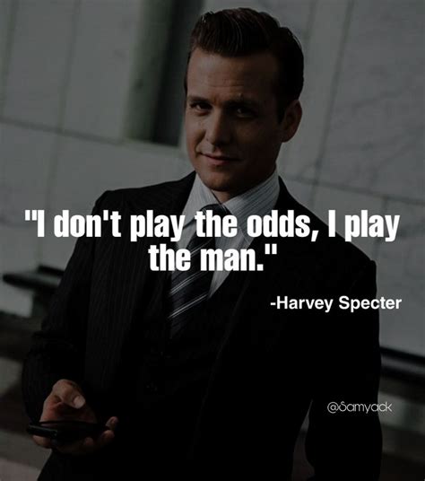 don't play the odds play the man